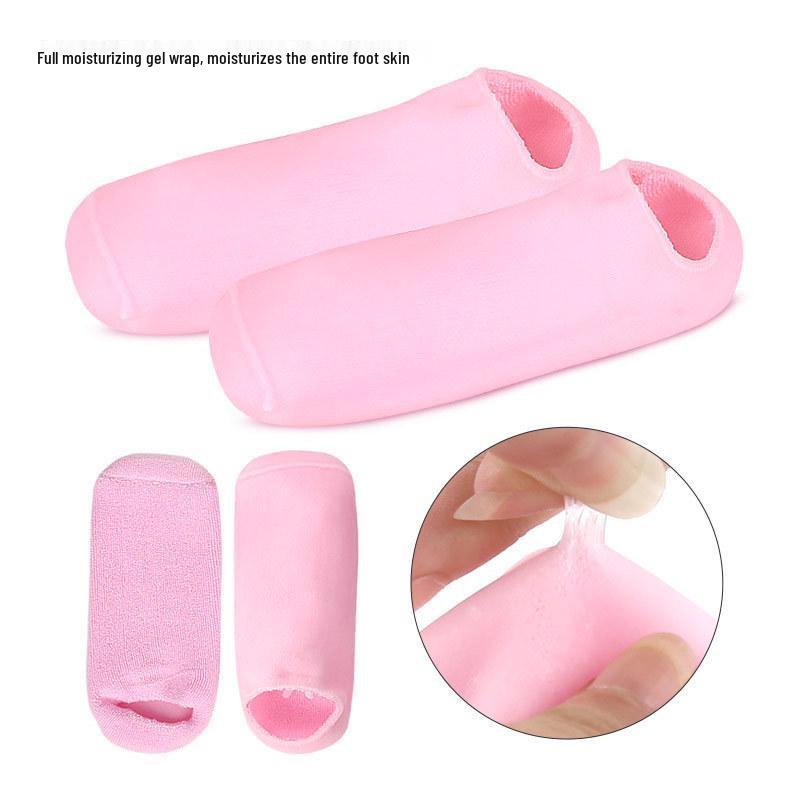 Moisturizing & Rejuvenating Essential Oil Foot Mask with Heel Gel Socks