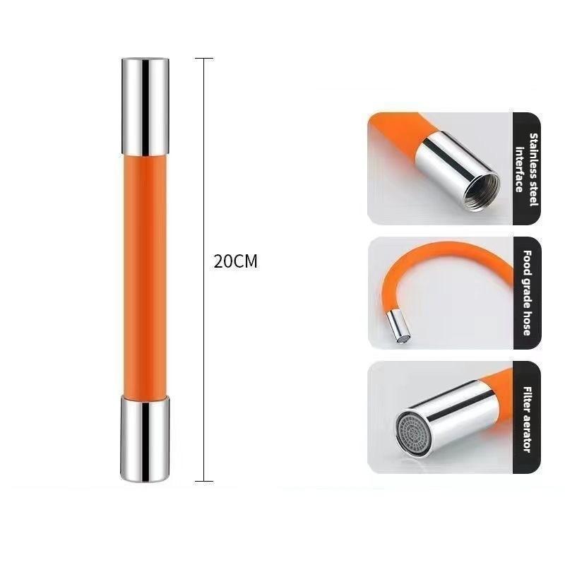 Extended extender, universal kitchen faucet, universal conversion joint, water pipe splash-proof extension pipe