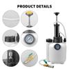 With Adaptors 3L Manual Transmission Fluid Pump Save Time Pressure Pumping Car Manual Brake Fluid Bleeder Kit Professional
