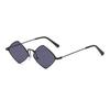 Non-polarized Retro Trendy Irregular Small Frame Rhombus for Metal Frame Women Men Sunglasses Travel Beach Women Sun Glasses