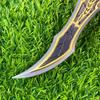 8,6 Zoll Solo Leveling Katana Echte Größe Japanisches Katana Sung Jin-Woo Samurai-Säbel Metall Anime Cosplay Requisite Ninja Messer Schwert Spielzeug