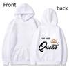 Fashion King & Queen Couple Hoodies Long Sleeve Pullover Couples Matching Outfits Streetwear Lovers Clothes Valentine Day Gifts