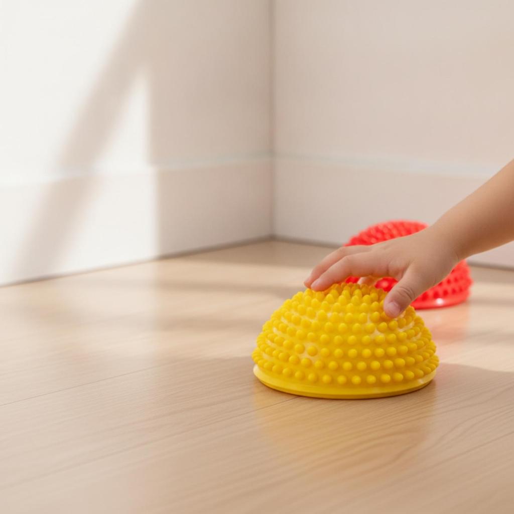 4 Pieces Sensory Stepping Domes Coordination Training Hemispherical Motor Skills Bumpy
