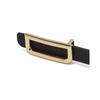 Daks Women Black GolD D Buckle Leather Belt Dbbe6f805bk
