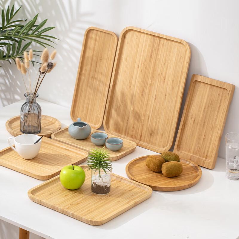 Rectangular Bamboo Serving Tray