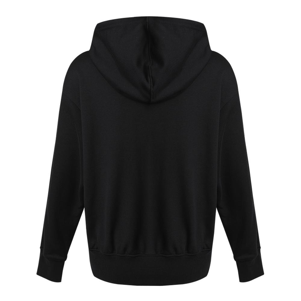 Nike Casual Sport Logo Hoodie Pullover Sweatshirt Women Tops Black CZ8621-010