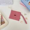 5 Cute embroidery storage bag, change bag, portable earphones, sundries, sorting bag, lipstick jewelry, coin storage.
