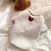 Comfotable Soft Puppy Clothing Bear Embroidery Cat Apparel Pet Clothes Dog Pullover Coat