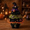 with Bow Faux Pearl Crochet Christmas Tree Kit Tabletop Christmas Tree Ornament  for Beginner