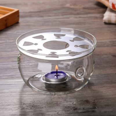 Glass Tea Warmer Tea Warmer Household Thermal Insulation Round Heater Base Candle Teapot Tea Set Heater