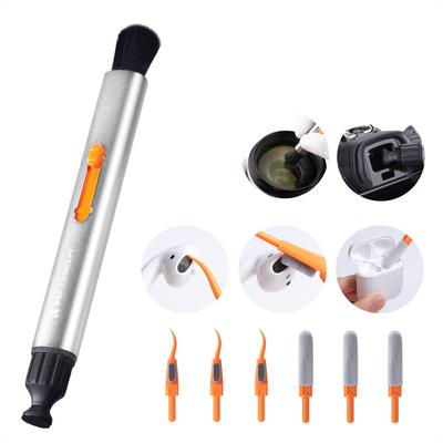 CONCEPT Lens Cleaning with Replacement Bristle Sponges Rejector and Soft Carbon for Computer Scalable Double Carbon Camera Cleaning Maintenance