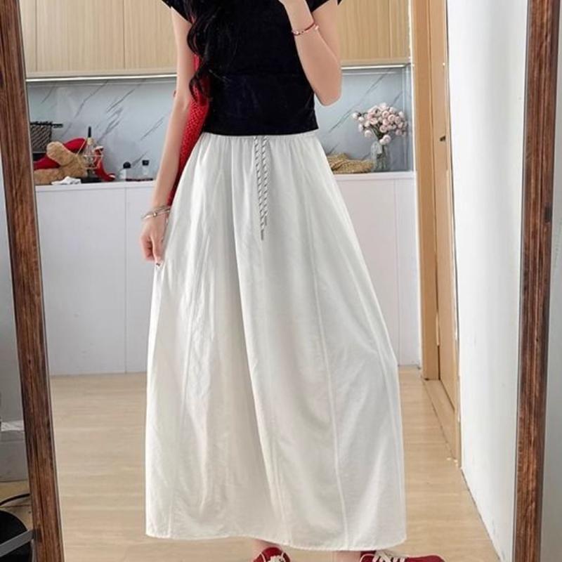 

Женская быстросохнущая горная юбка-полусолнце - С высокой талией, пышная, А-силуэта, с кулиской для лета - Приятный облегающий крой XL