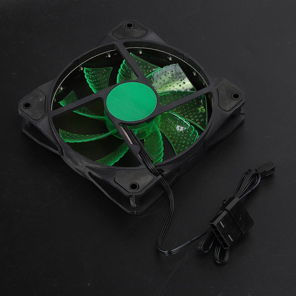 Chassis Fan Computer Cooler PC Accessory 3-Wire 15-Light Mute LED Streamer Colorful 12CM15-Light