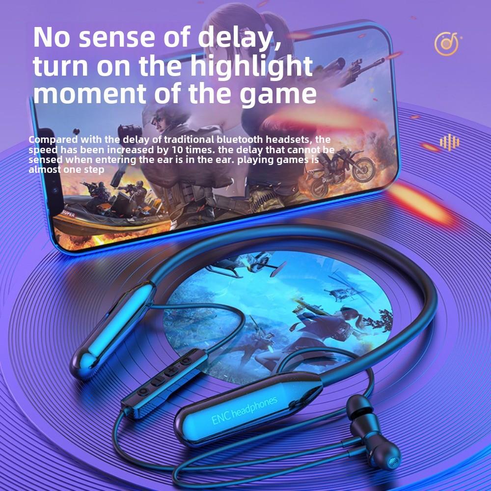 A20 Sports Bluetooth Headset Hanging Neck Wireless Neck Hanging Ear Noise Reduction Male and Female Students