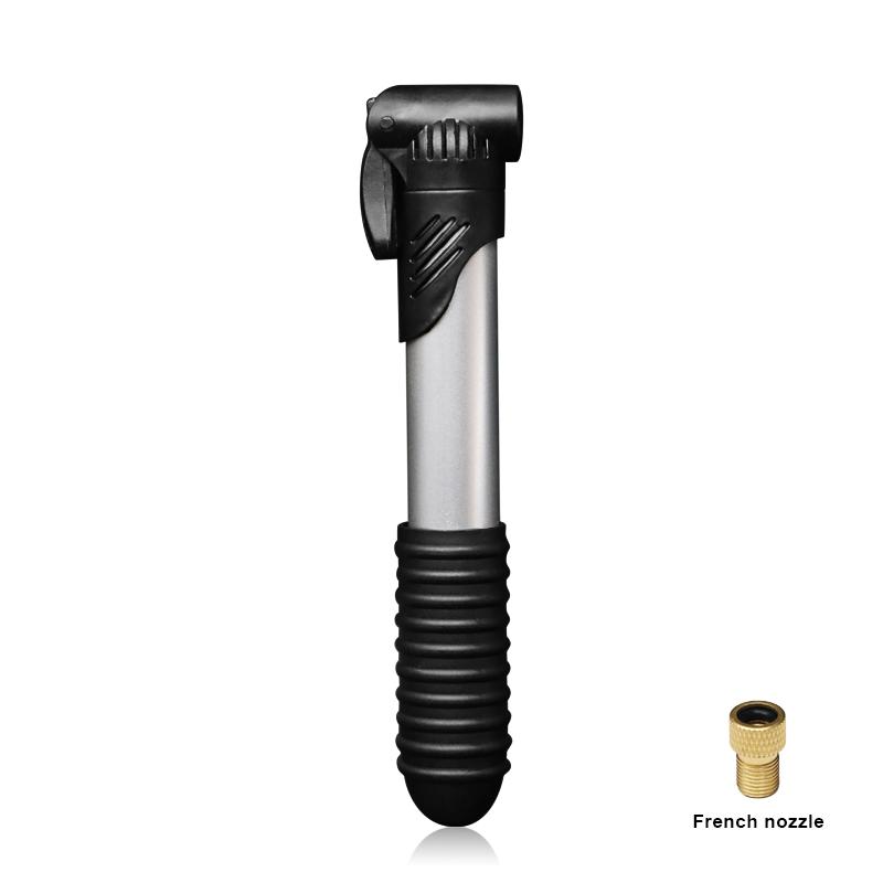 

Велосипедный насос высокого давления ручной мини-дорожный велосипедный воздушный компрессор с держателем для MTB Schrader и Presta Valve Fietspomp серый