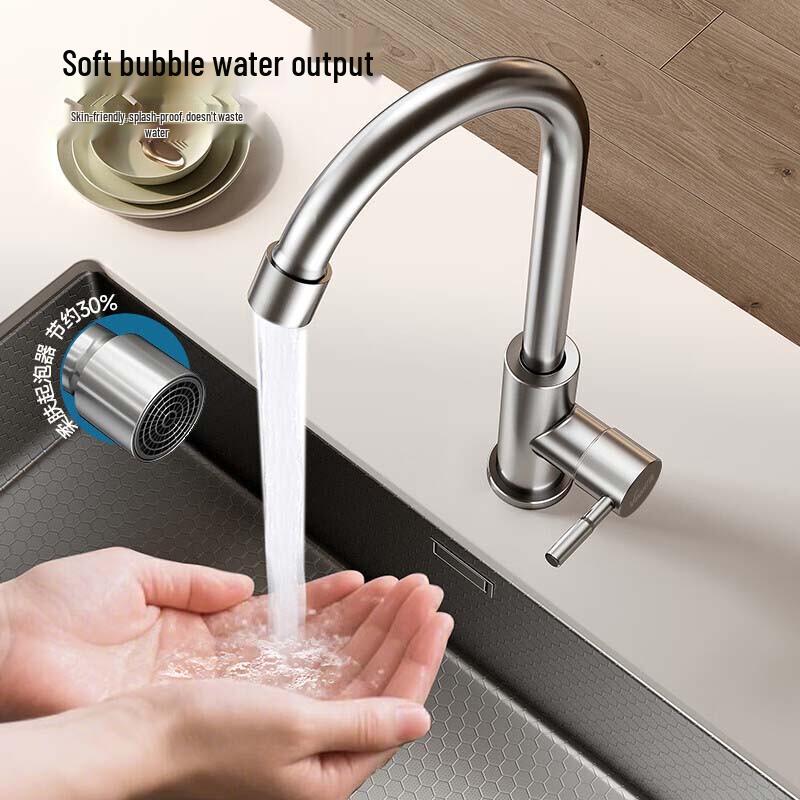 Grifo de Cocina Vanward de Acero Inoxidable Frío Único