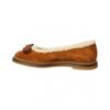 Salvatore Ferragamo Ferragamo Varina Suede   Wool Ballet Flat New Vicuna