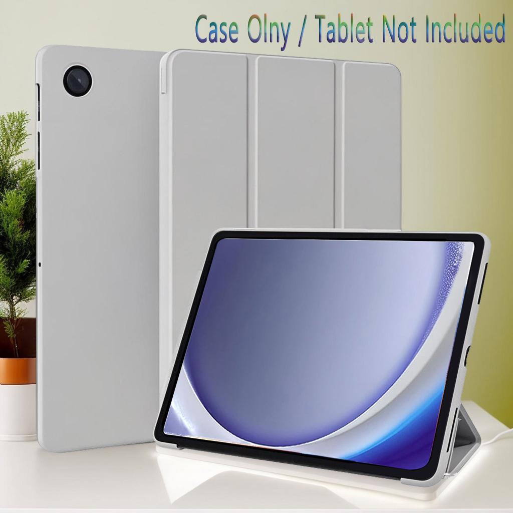 For Samsung Galaxy Tab A9 8.7 (SM-X110 SM-X115) / A9 Plus 11 (SM-X210 SM-X215) Soft Silicone Case Magnetic Flip Smart Cover