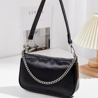 Joker Shoulder Bag for Women Black Messenger Bag Chain Bag Valentine's Day Gift New
