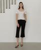 REORG Gir Tulip Neck Puff T-Shirt White