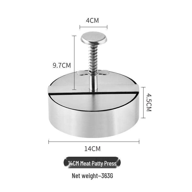 304 Stainless Steel Hamburger Patty Press Mold