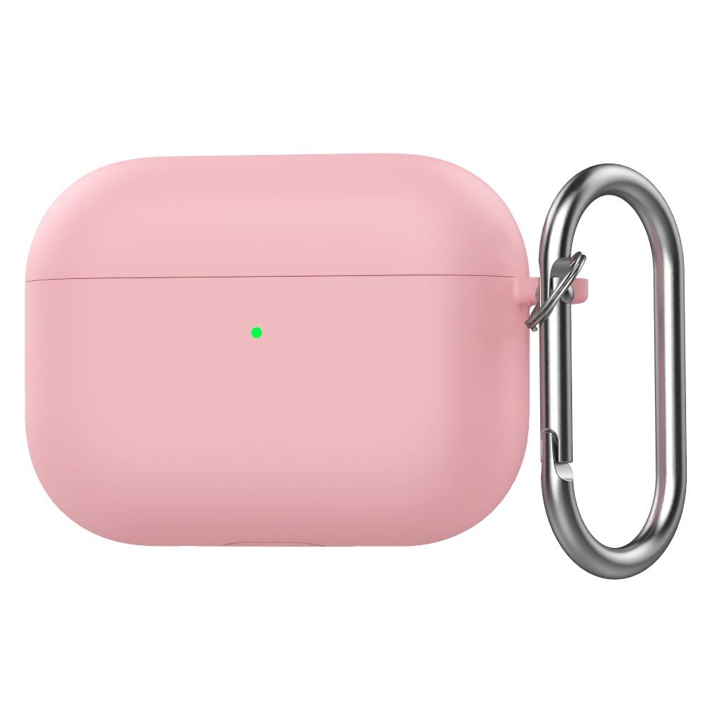 Anti-fall Earphone Case with Carabiner Silicone Earbuds Cover Shockproof Anti Scratch Charging Box Shell for AirPods Pro 3