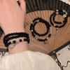 New Chinese Retro Lucky Bag Winding Multi-Layer Bracelet Necklace Dual-Purpose Accessories Women'S National Style Long Couple Jewelry