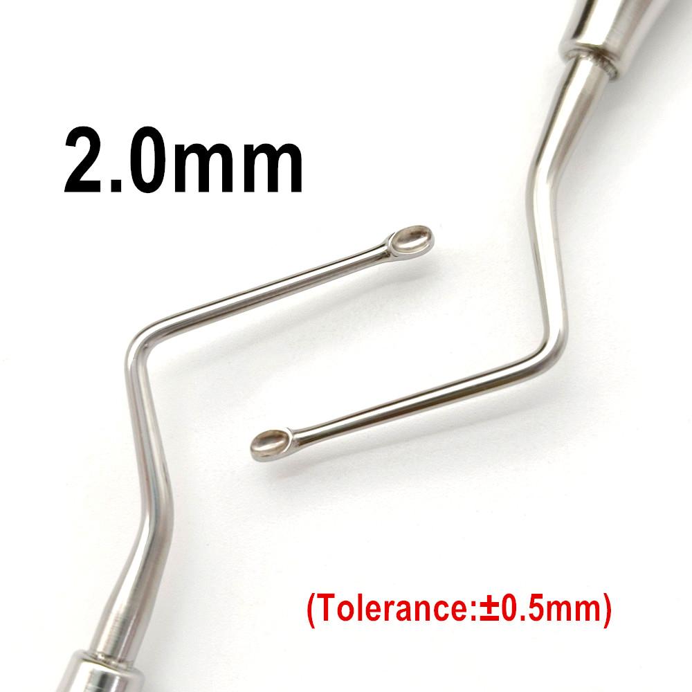 Dental Surgical Implant Dental Bone Curettes Powder Spoon Graft Scoop Implant Bone Grafting Packer