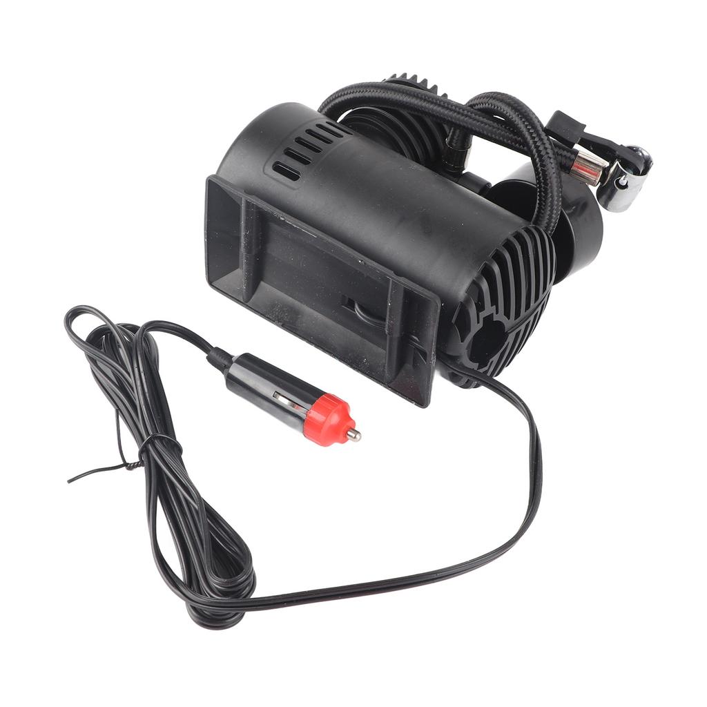 Auto Luftpumpe Zifferblatt Design Kratzfest Mini Tragbar Reifenpumpe für Motorrad Boot 12V