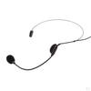 3.5mm / XLR 3Pin Plug Un-Directional Head-mounted Head Worn Microphone MIC