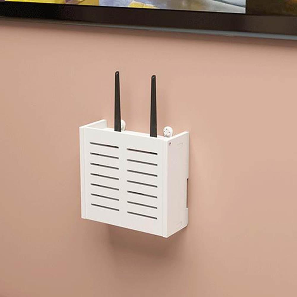 Wifi Router Rack Box Shelf Storage Wall Mounted, Wireless Bracket Cable - Useful