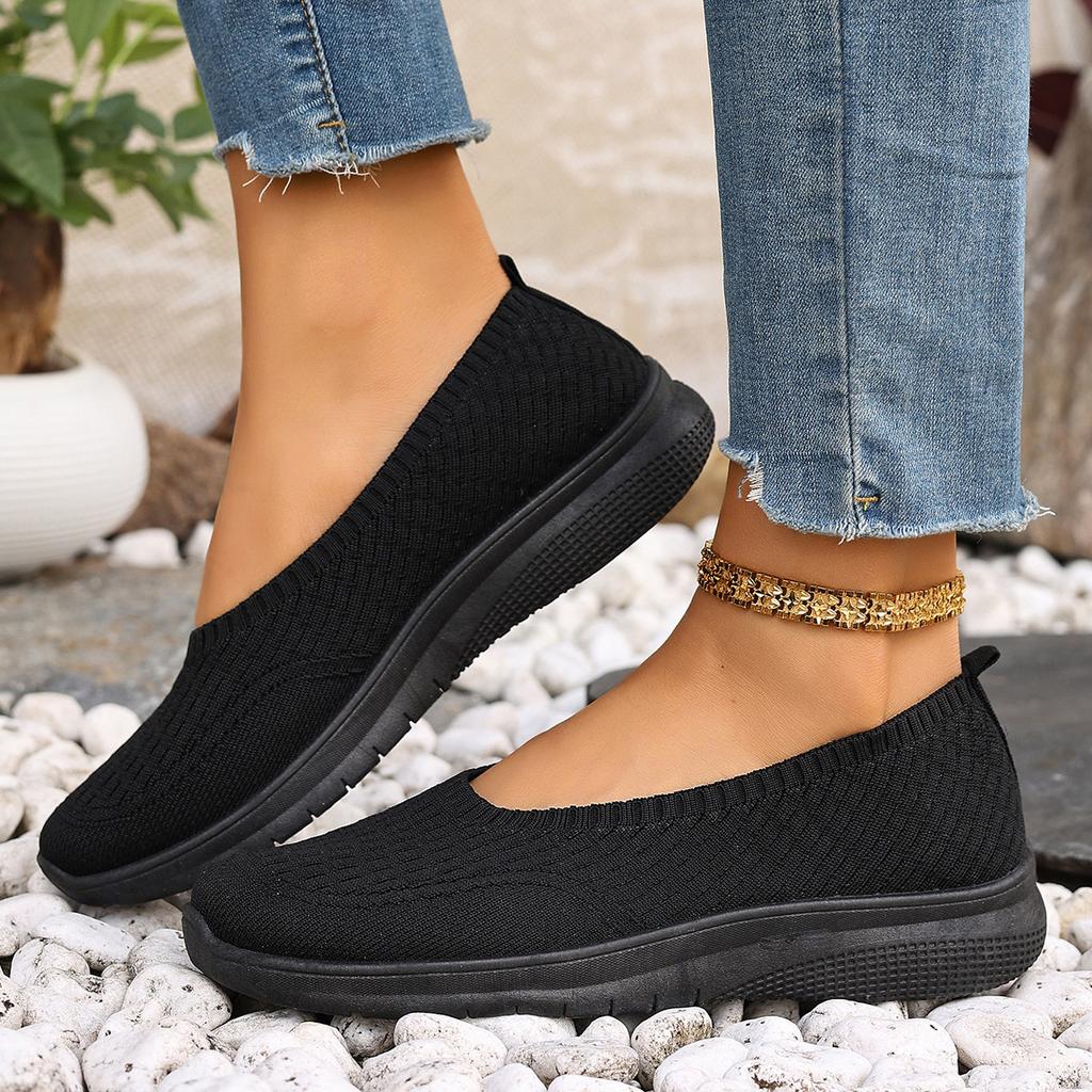Shoes Women's Shoes Versatile Spring and Autumn New Shallow Mouth One Pedal Women's Casual Shoes Large Size Women's Shoes