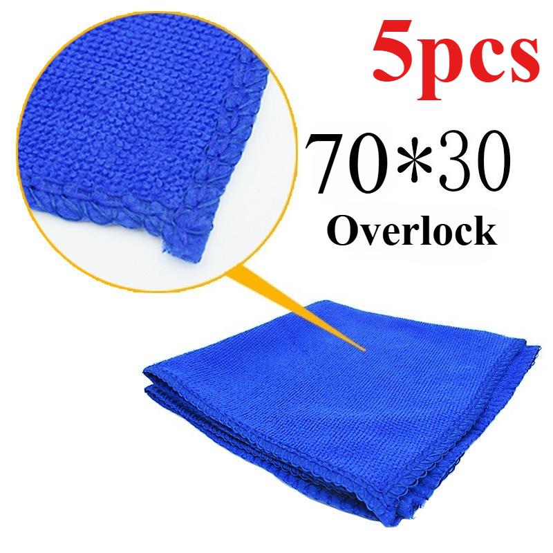 5pcs Microfiber Towels Car Wash Drying Cloth Towel Household Cleaning Cloths Auto Detailing Polishing Cloth Home Clean Tools