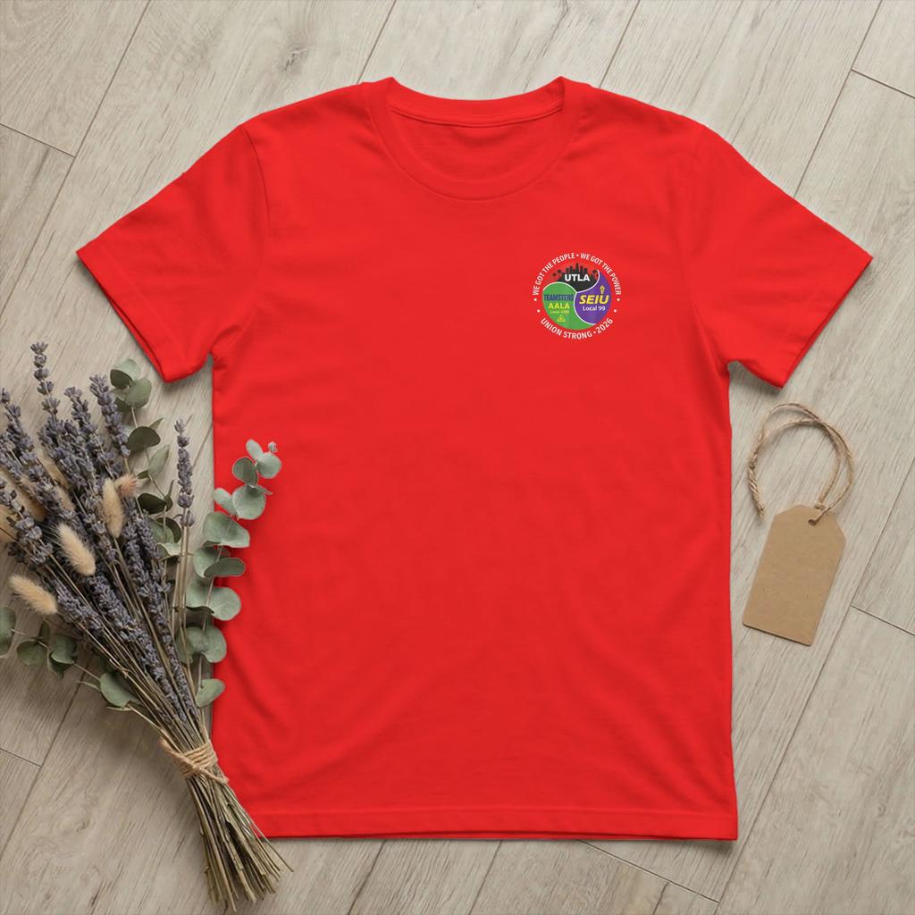 Neuheit Arbeit Bewegung Unisex UTLA SEIU AALA T-Shirts Unisex Rundhals Baumwoll-T-Shirts Wir Haben Die Leute Kurzarm-T-Shirt Geschenk Merch