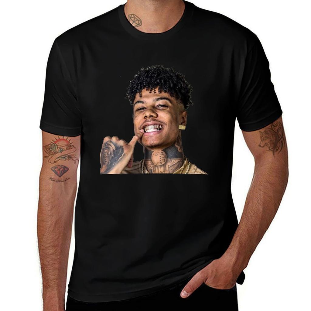 Blueface Baby TShirt Large Size Casual Short Sleeve Top