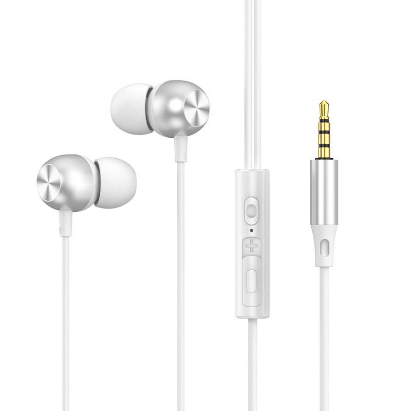 New Type-C Metal In-Ear Earphones with Microphone and Wired Control - Heavy Bass Quality.