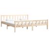 Solid Wood Bed Frame Without Mattress 160x200 Cm