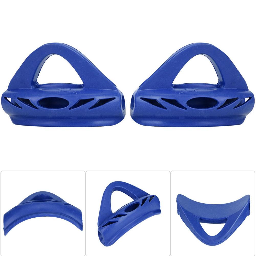 KEEP DIVING Black Rubber Shoe Lace Heel Strap for Swim Fins Swimming Fin Accessory Blue