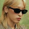 Small Vintage Oval Sunglasses Women Fashion UV400 Protection Rivets Decoration Trending Sun Glasses for Men and Women