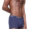 Calvin Klein Letter Logo Modal Mid-Rise Boxer Shorts 3-Pack Men underwear NB3187-900