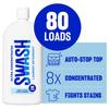 HE Ultra-Concentrated Liquid Laundry Detergent 80 Loads Fresh Clean Laundry Scent Stain Fighting Auto-Stop Top Compatible with