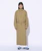 PARTIMENTO WOMEN Frill Double Layered Maxi Skirt_Khaki