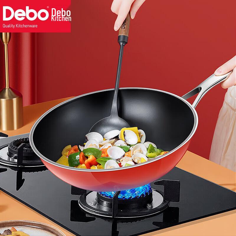 Debo Himalayan 32cm Carbon Steel Stir-Fry Wok