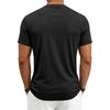 Men's Quick Dry Plus Size Athletic T Shirt with Music Note Print Crew Neck Short Sleeve Lightweight Top