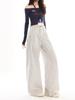 Damen Amerikanische Retro Karottenhose mit hoher Taille - Lässig, Schlankmachend, Frühling/Sommer