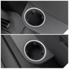 Car Water Cup Pad Box Slot Three Rows Water Cup Set Car Drink Rack Car Interior Modification Accessories Tools For TeslaModel YL
