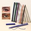 Matte Lying Silkworm Eyeliner Gel Pen Impermeabile Asciugatura Rapida Rosa Marrone Ultra Sottile Eye Shadow Pen Trucco Anti-Macchia
