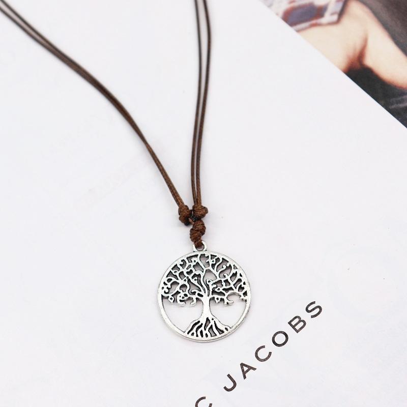 Retro Small Fresh Mori Minimalist Necklace, Ethnic Style Antler Pendant, Couple Versatile Long Sweater Chain Accessories