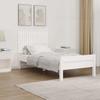 Vidaxl Bed Headboard, White, 95.5X3X60 Cm, Solid Pine Wood