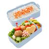 Skater Bento for Made in with a Soft Dishwasher and Microwave Disney Frozen Olaf Box, 2-Tier, 600ml, Women, Japan, Dome-Shaped Lid, Safe, Design,
